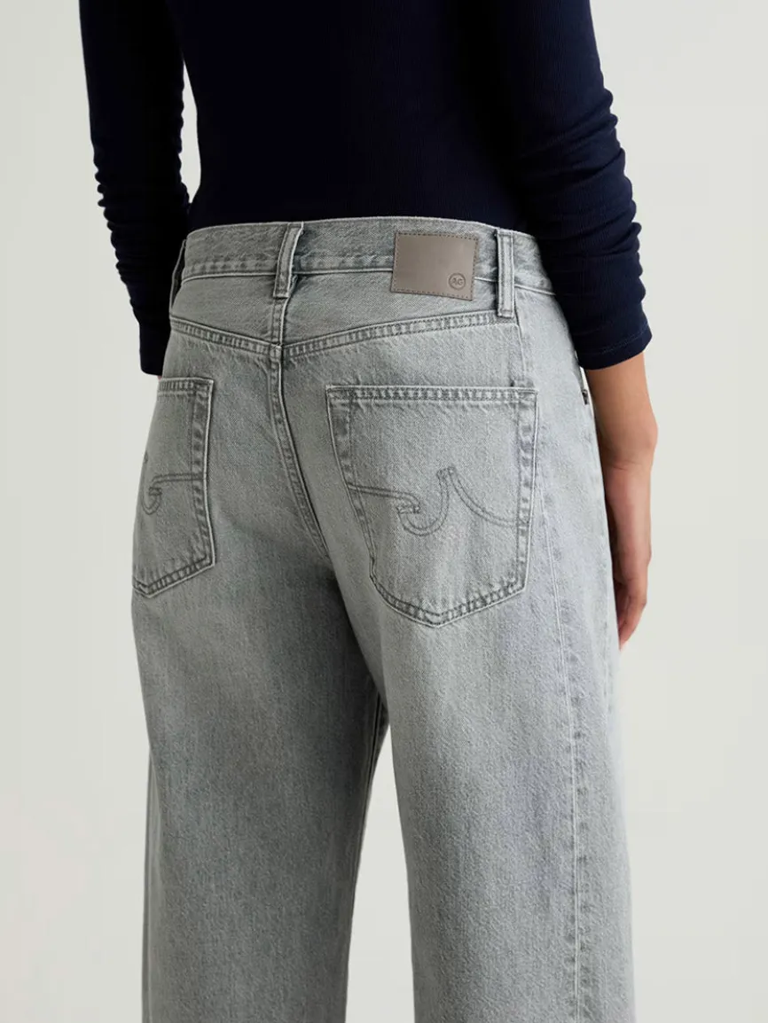 AG Jeans Hattie High Rise Barrel in Al Fresco