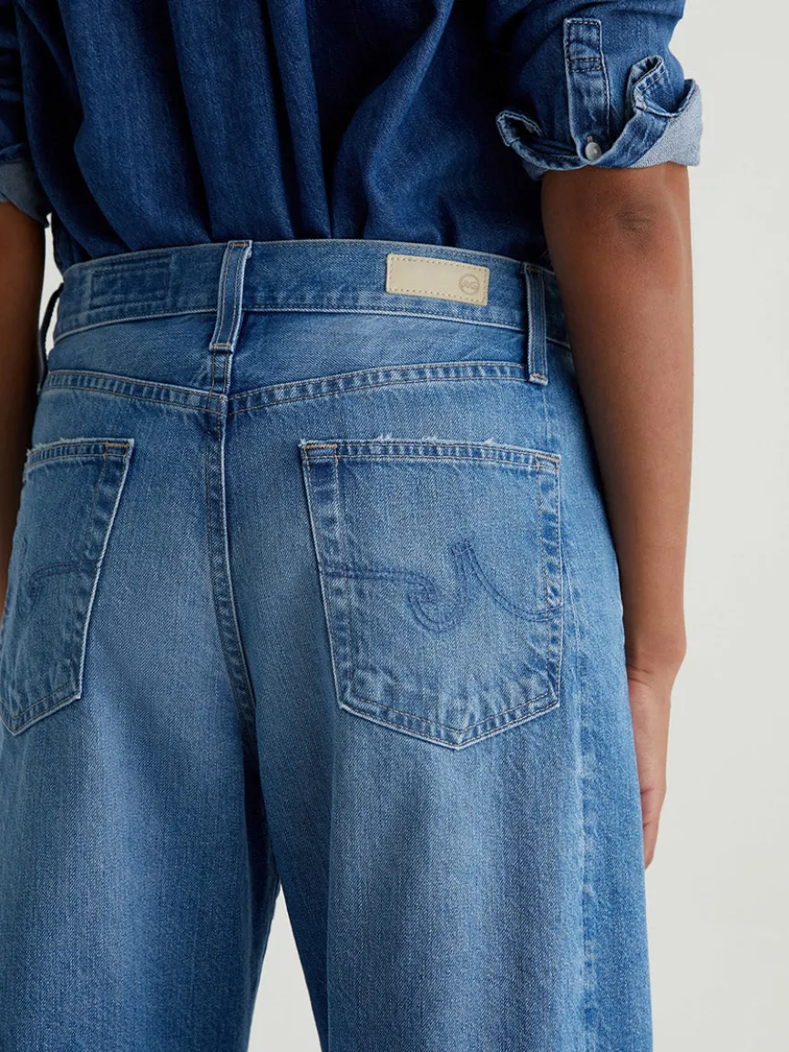 AG Jeans Hattie High Rise Barrel in Flashback