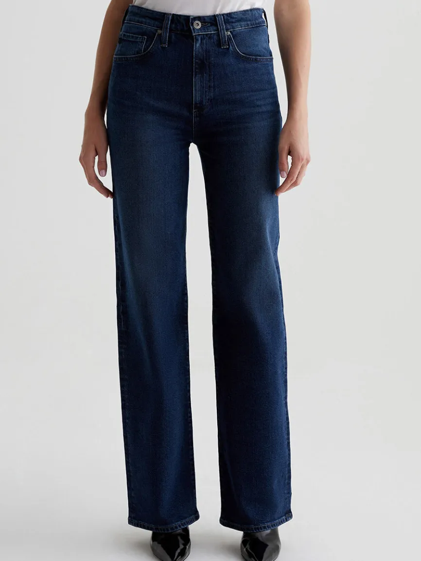 AG Jeans Kora High-Rise Wide Leg in Midnight Sun