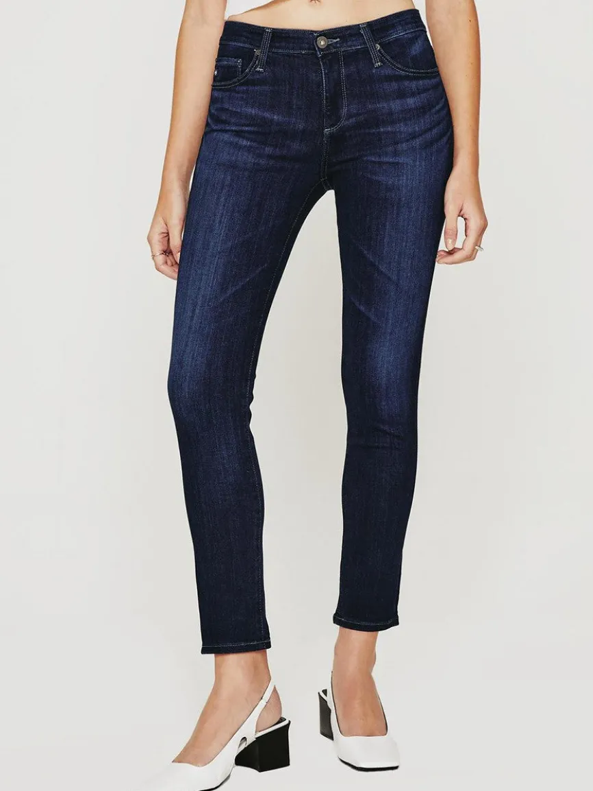 AG Jeans Prima Mid-Rise Cigarette in Concord