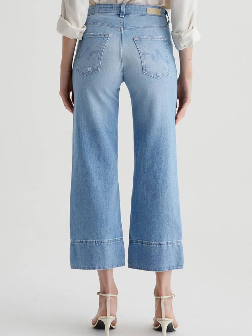 AG Jeans Saige Wide Leg Crop in Dana Point