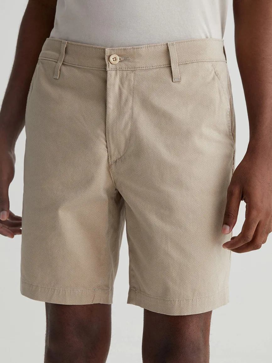AG Jeans Wanderer Short in Parquet Khaki Multi