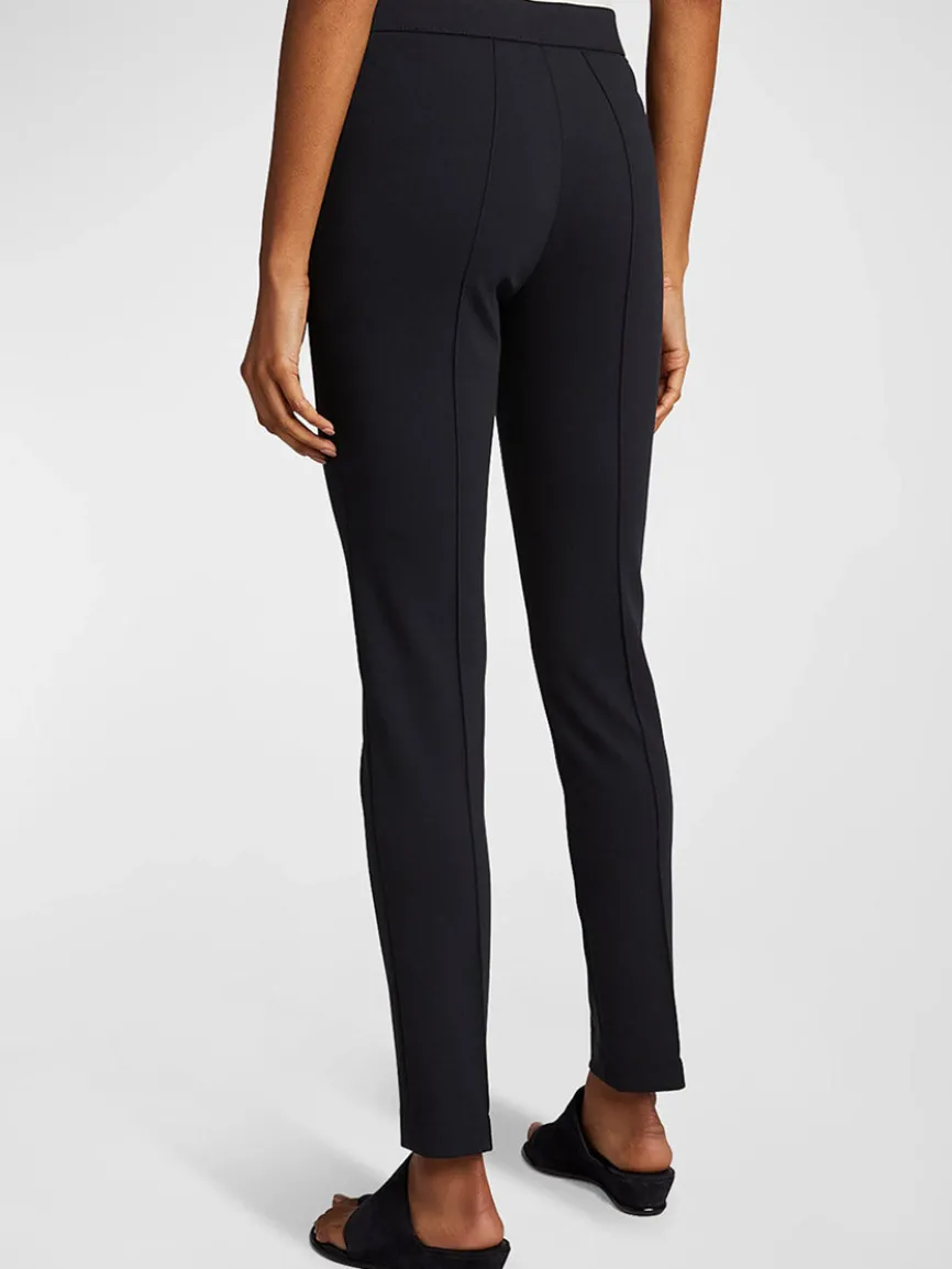Akris Punto Mara Skinny Jersey Pants in Charcoal