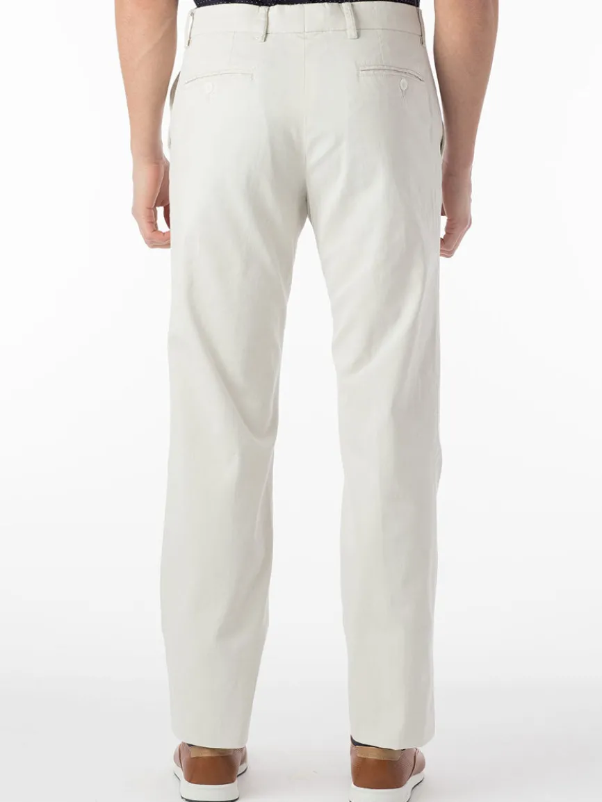 Ballin Atwater True Khaki Modern Flat Front Pant in Stone