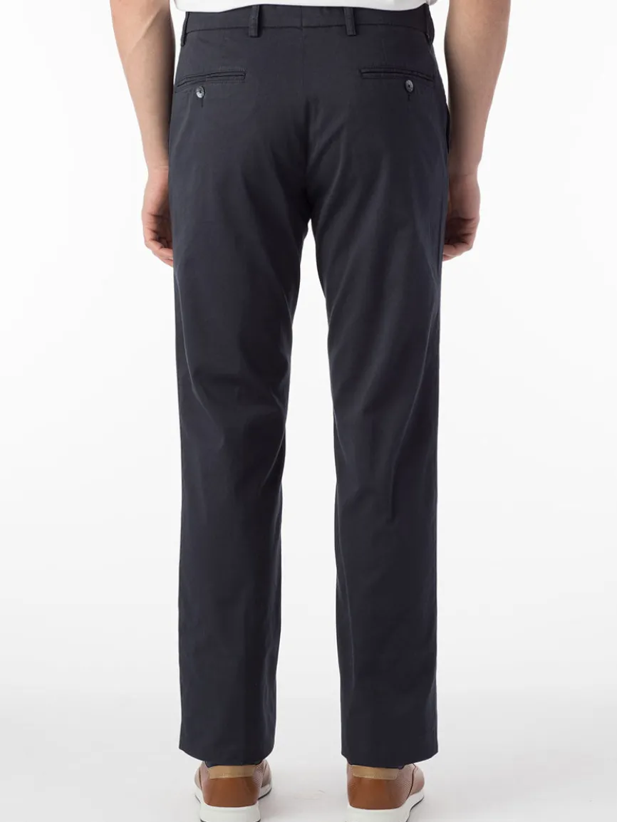 Ballin Atwater True Khaki Modern Flat Front Pant in Navy