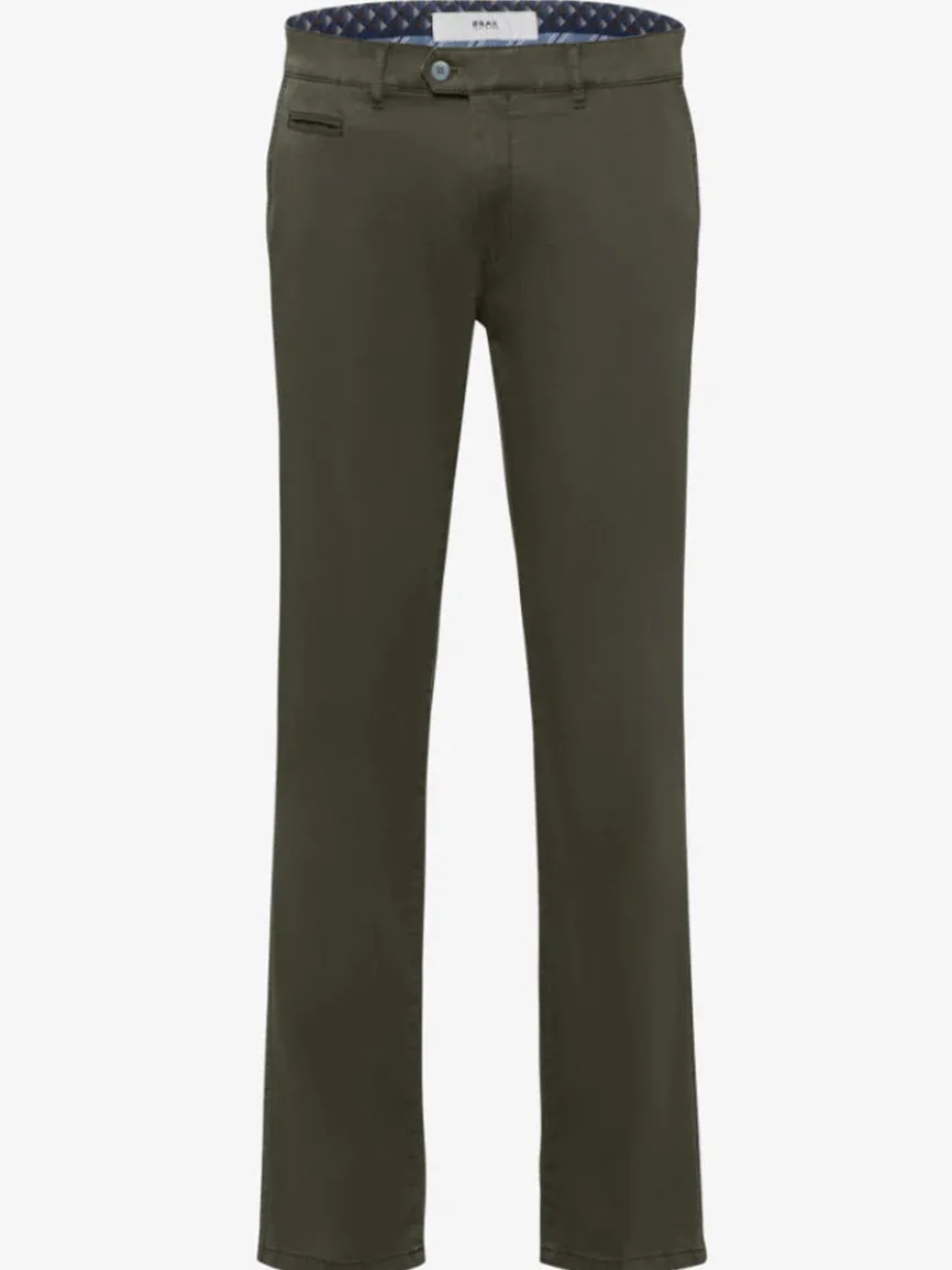 Brax Evans Triplestone Pants in Deep Pine