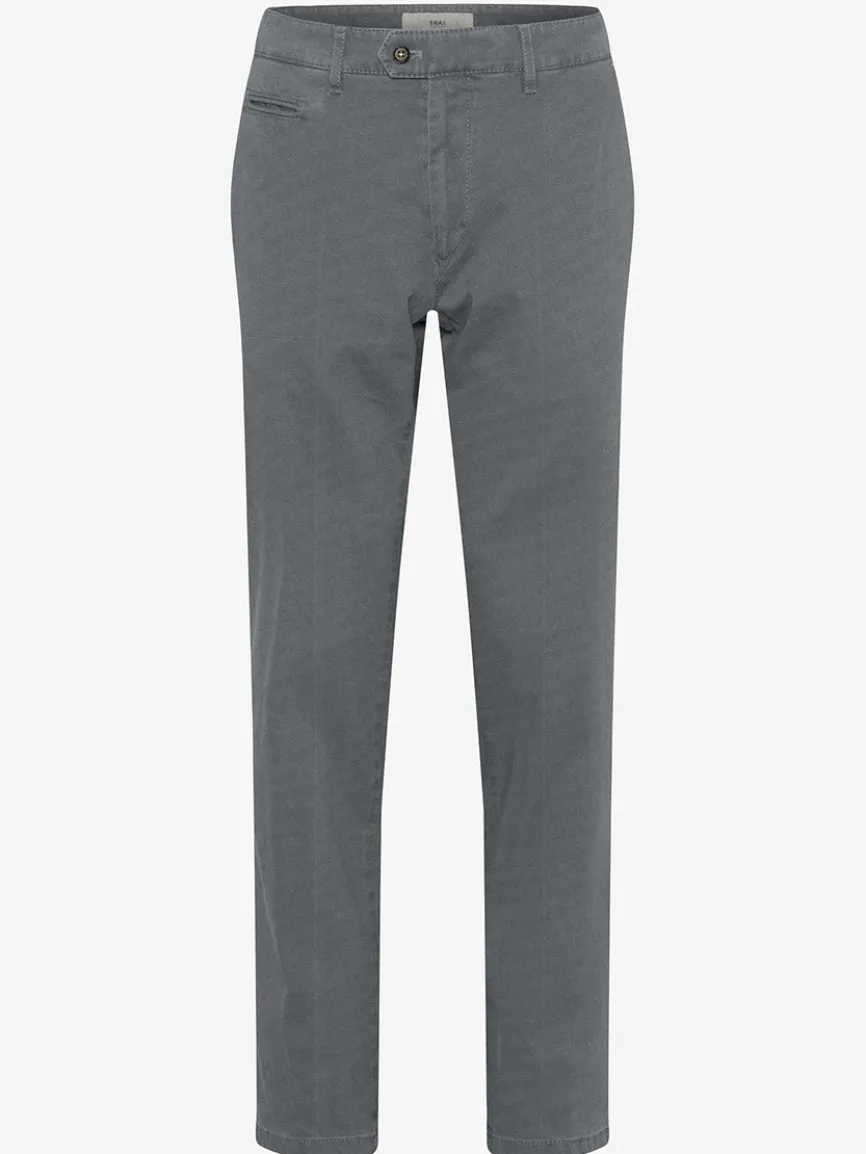 Brax Everest Flat Front Stretch Pants in Graphit