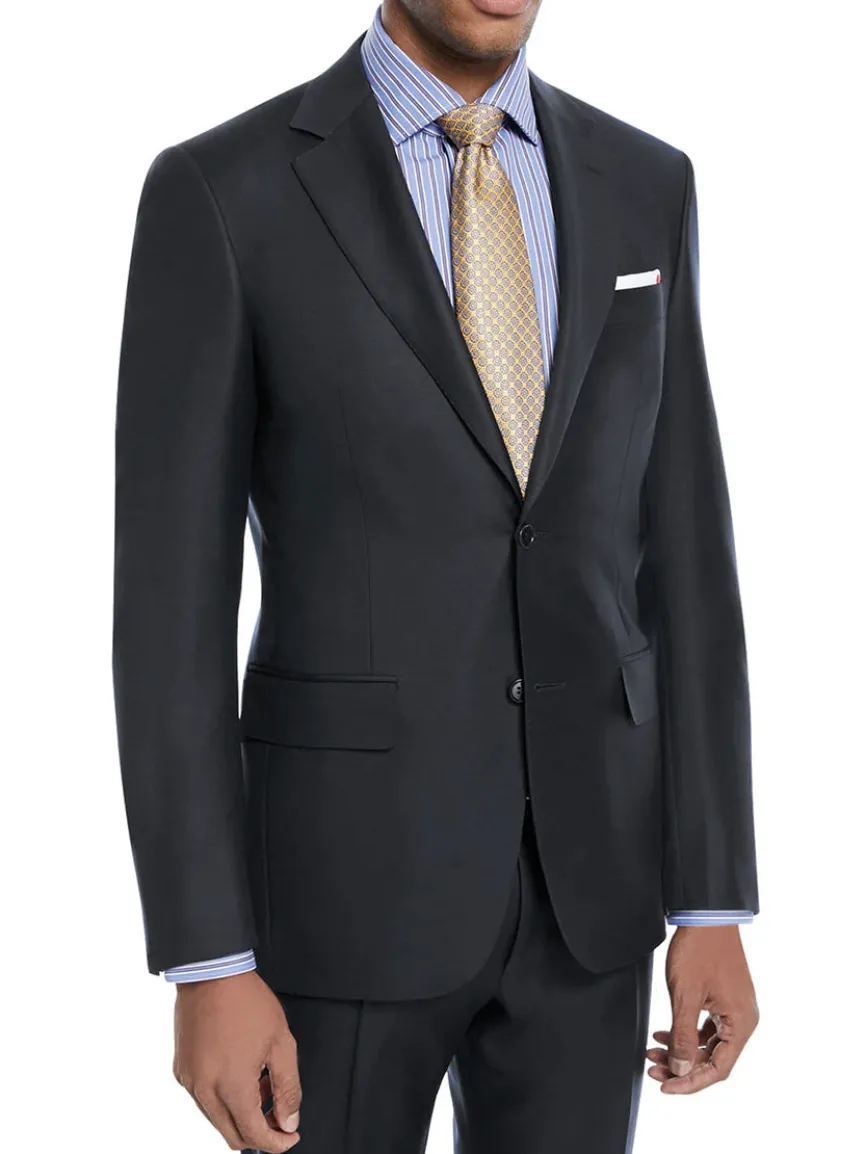 Canali Contemporary Fit Suit in Navy