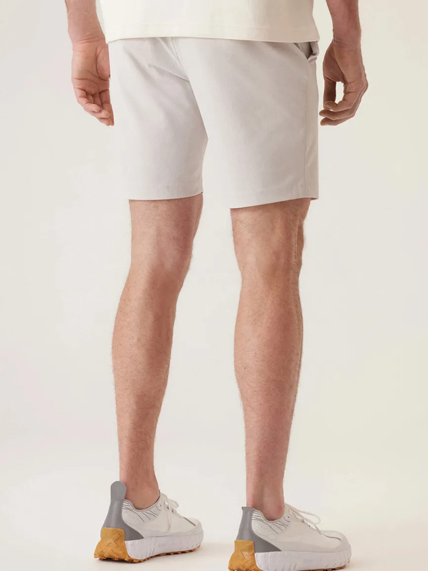 DEKE Momentum Mobile Bermuda Pulse Pique Warp Knit in Frost Grey