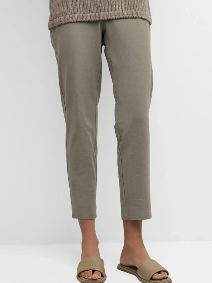 Eileen Fisher Washable Stretch Crepe Pant in Dove