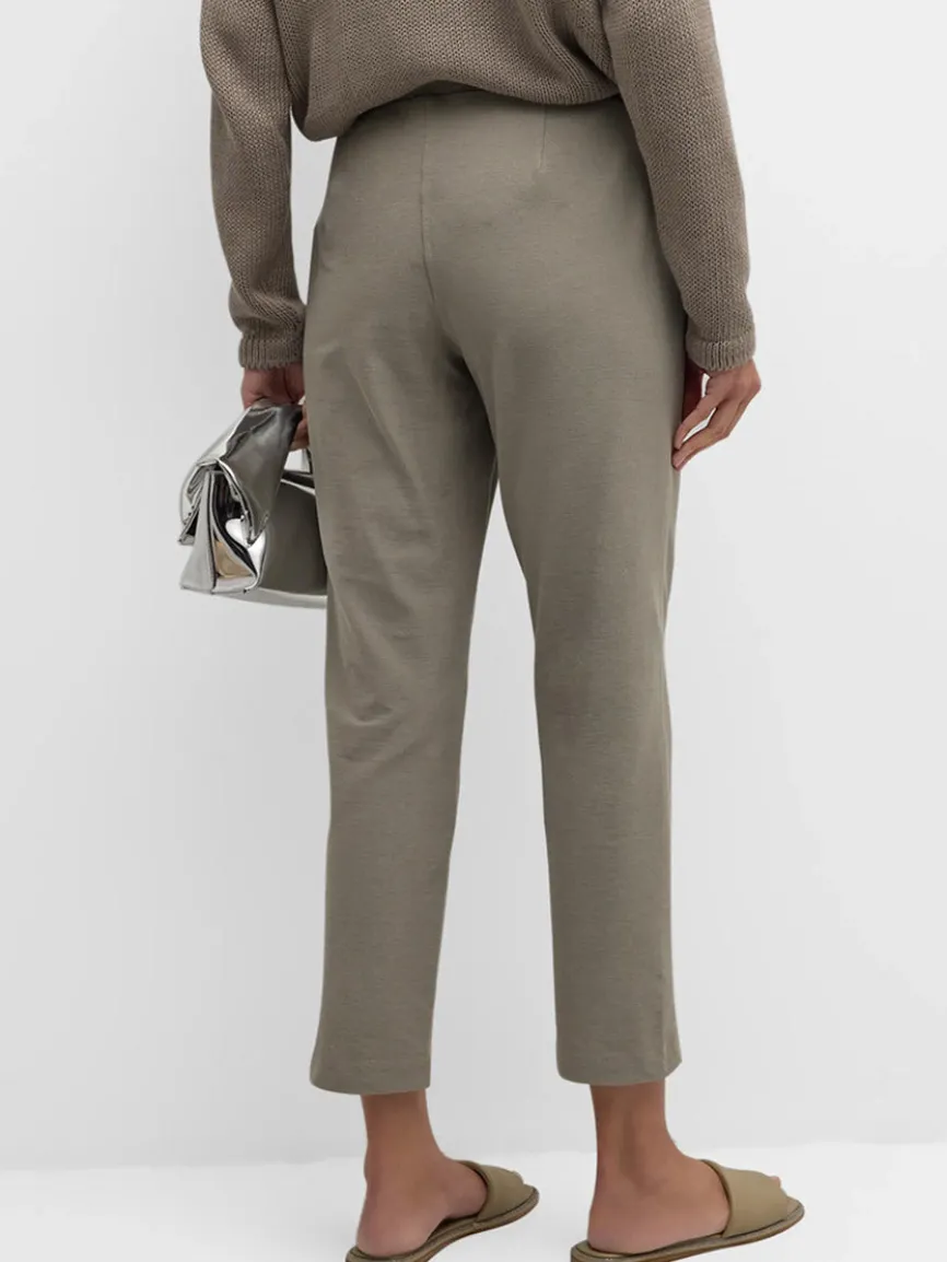 Eileen Fisher Washable Stretch Crepe Pant in Dove