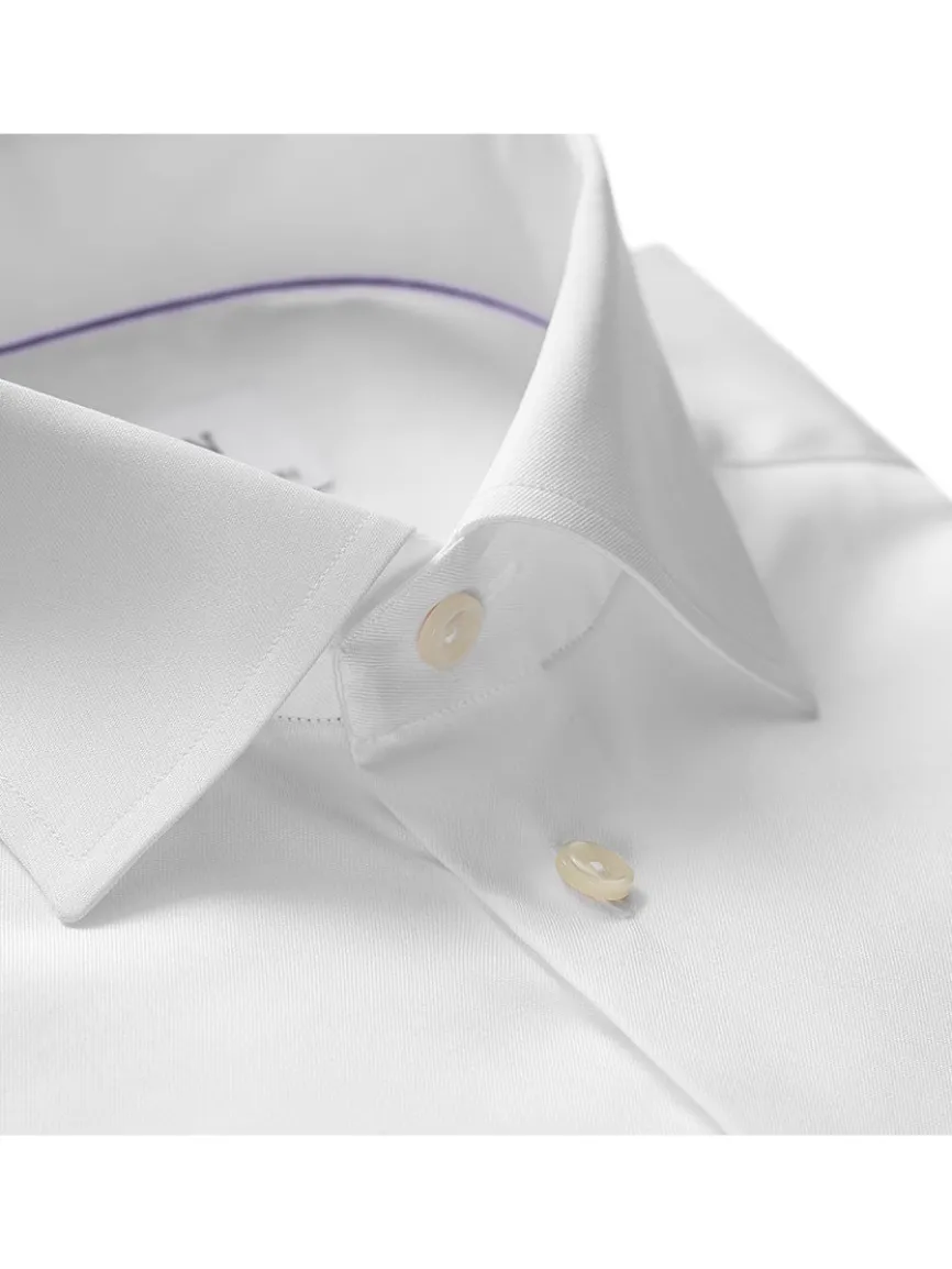 Eton Contemporary Fit White Signature Twill Dress Shirt