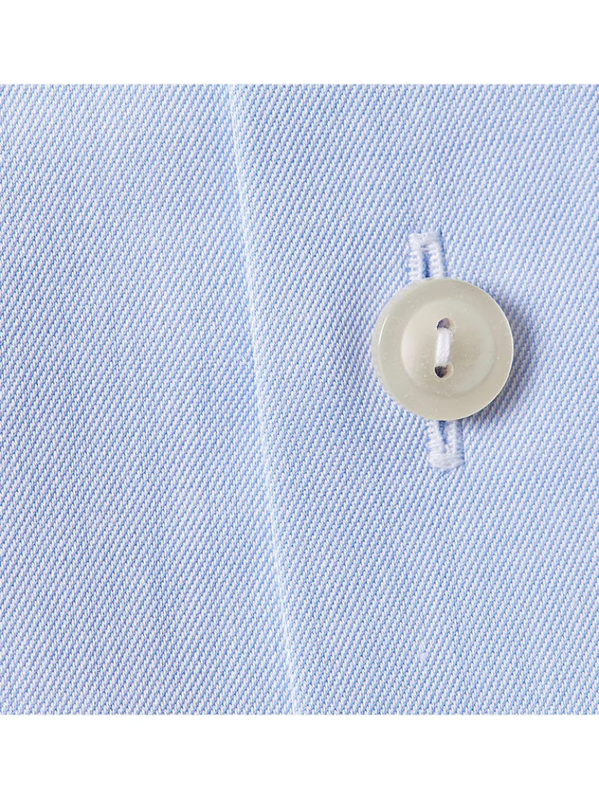 Eton Contemporary Fit Light Blue Signature Twill Dress Shirt