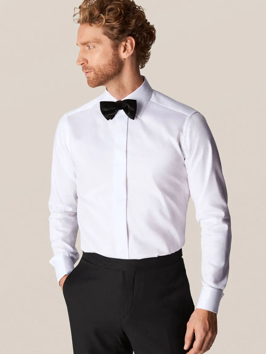 Eton White Dobby Formal Shirt