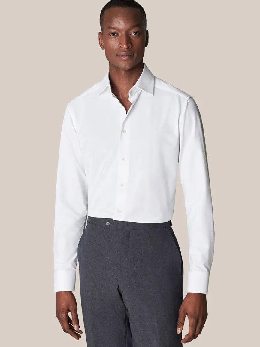 Eton White Four-Way Stretch Shirt