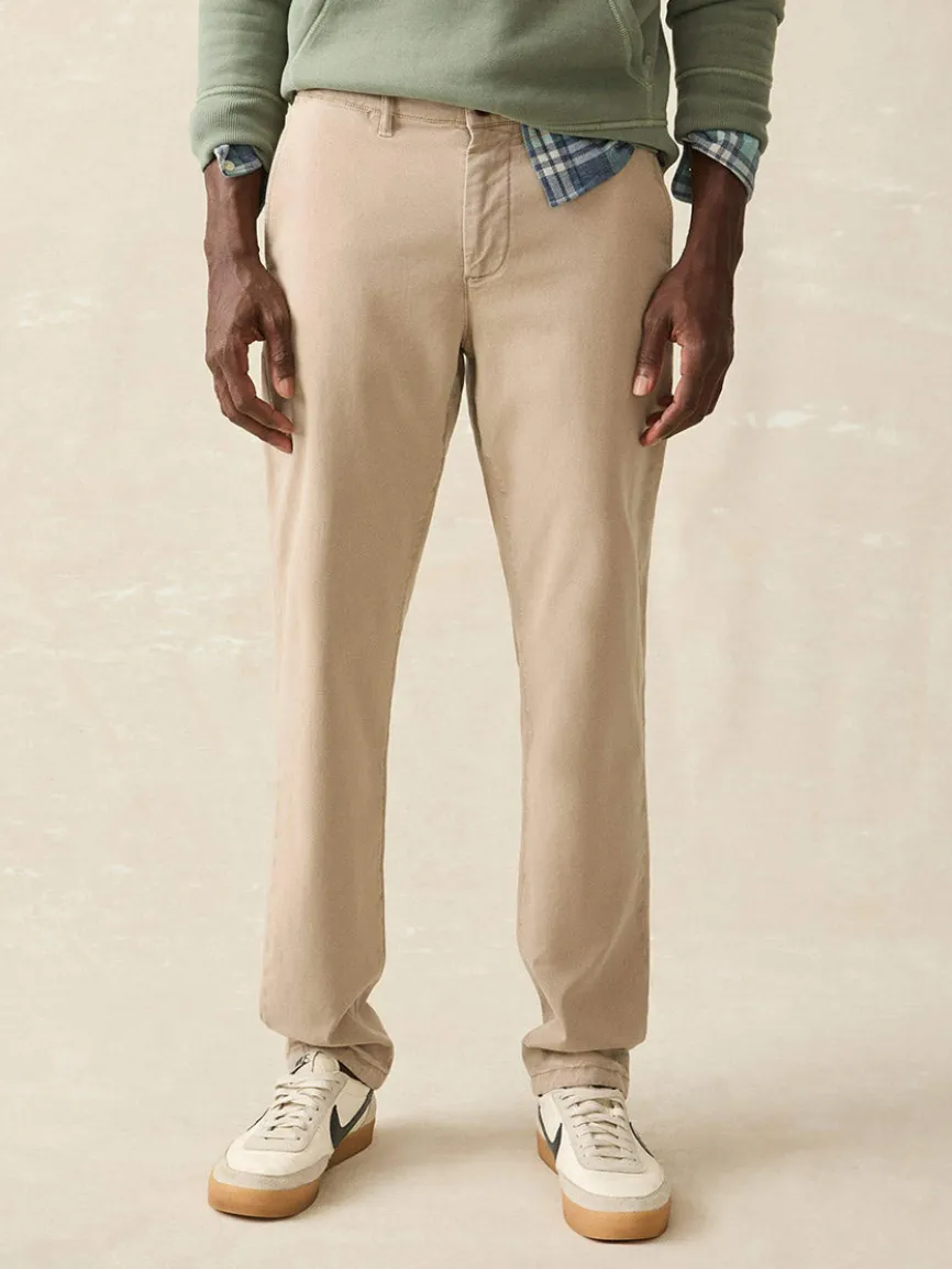Faherty Brand Coastline Stretch Chino in Utility Khaki