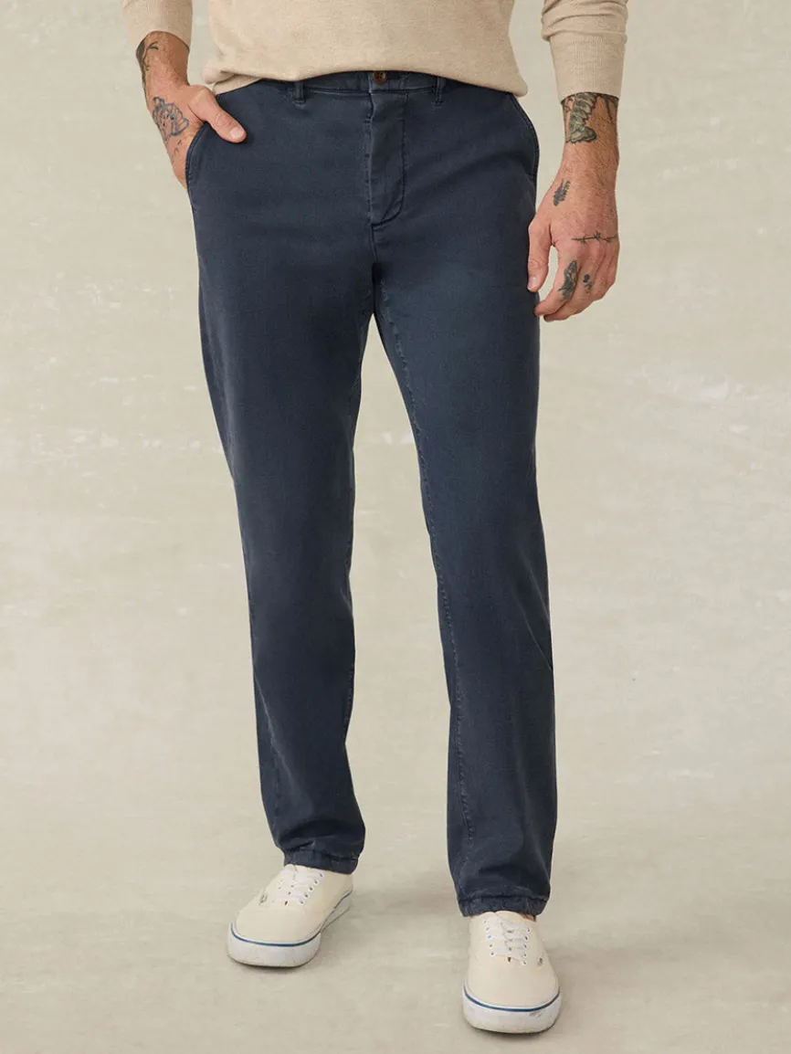 Faherty Brand Coastline Stretch Chino in Blue Nights