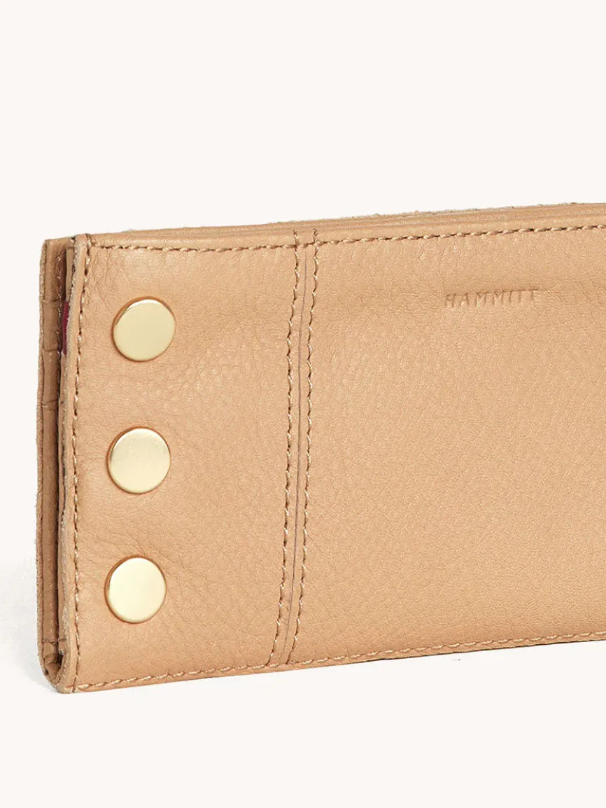 Hammitt Los Angeles 110 North Wallet in Toast Tan/Brushed Gold