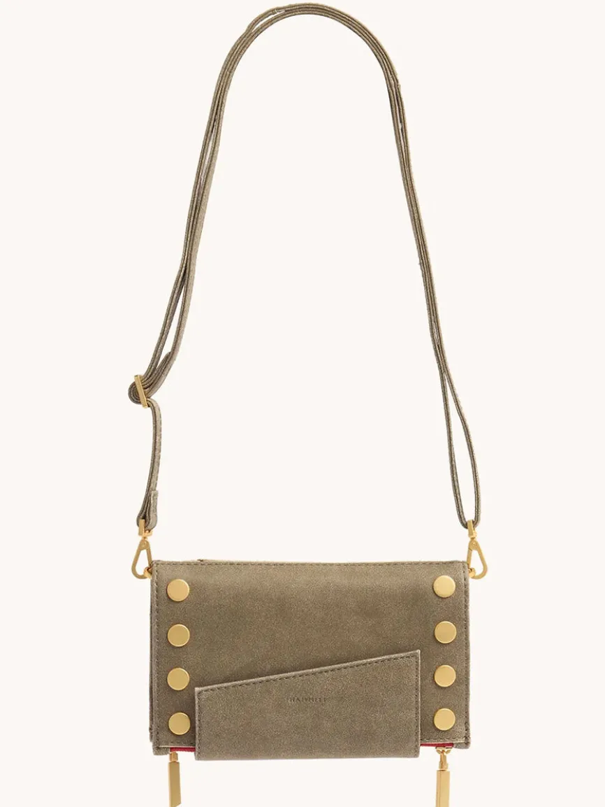 Hammitt Los Angeles Levy Clutch in Pewter/Brushed Gold