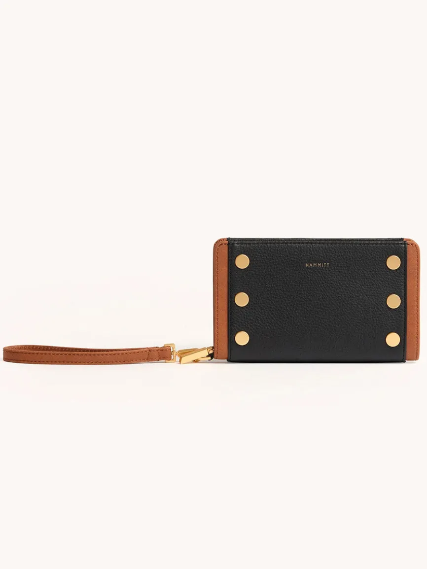 Hammitt Los Angeles Bryant Wallet in North End/Brushed Gold