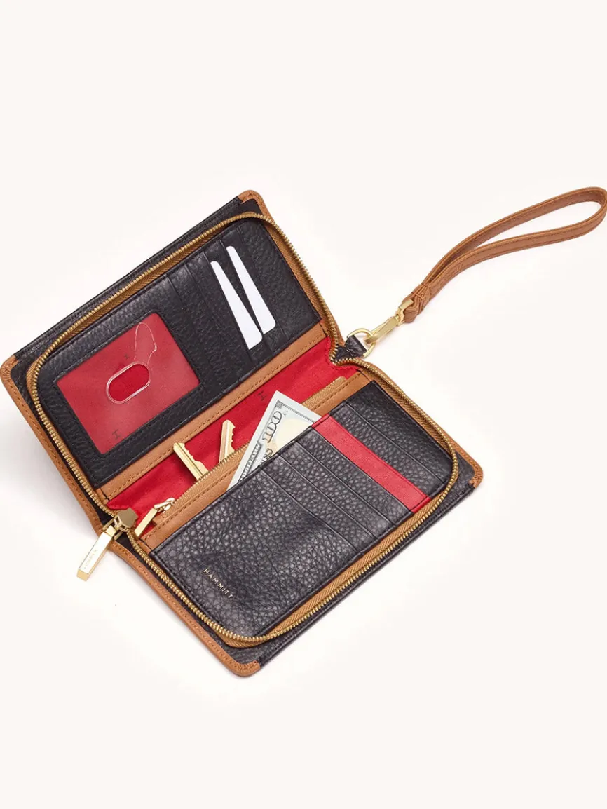 Hammitt Los Angeles Bryant Wallet in North End/Brushed Gold