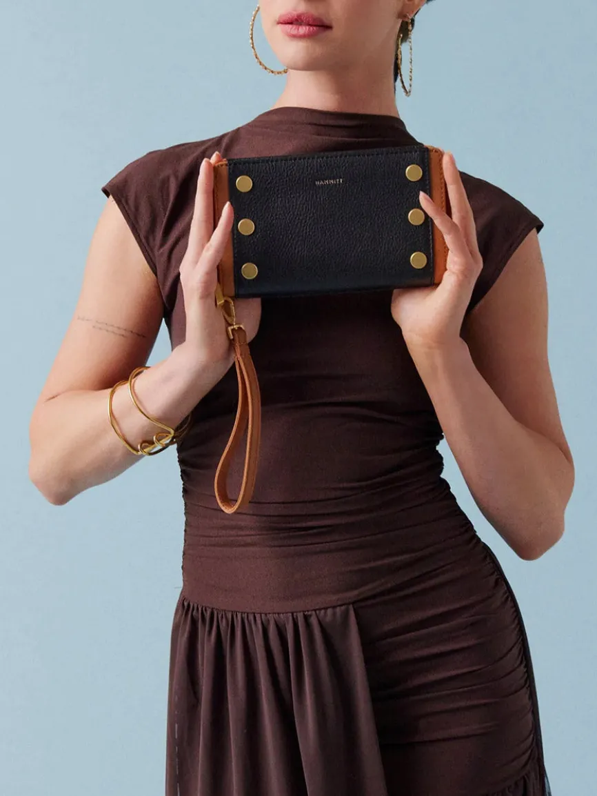 Hammitt Los Angeles Bryant Wallet in North End/Brushed Gold