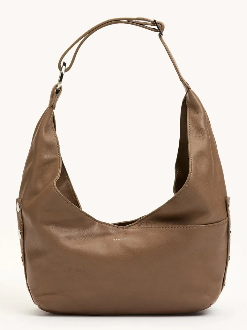 Hammitt Los Angeles Tom Zip Medium in Dune/Silver