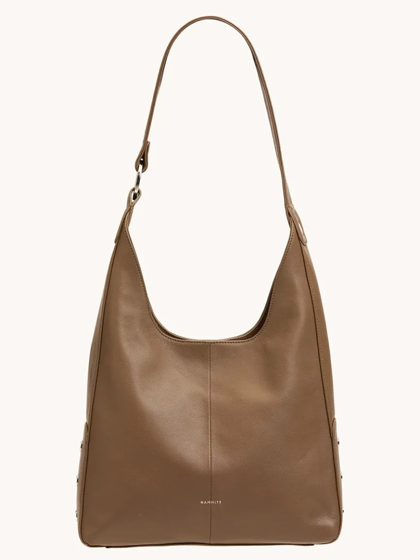 Hammitt Los Angeles Tim Med Hobo in Dune/Silver