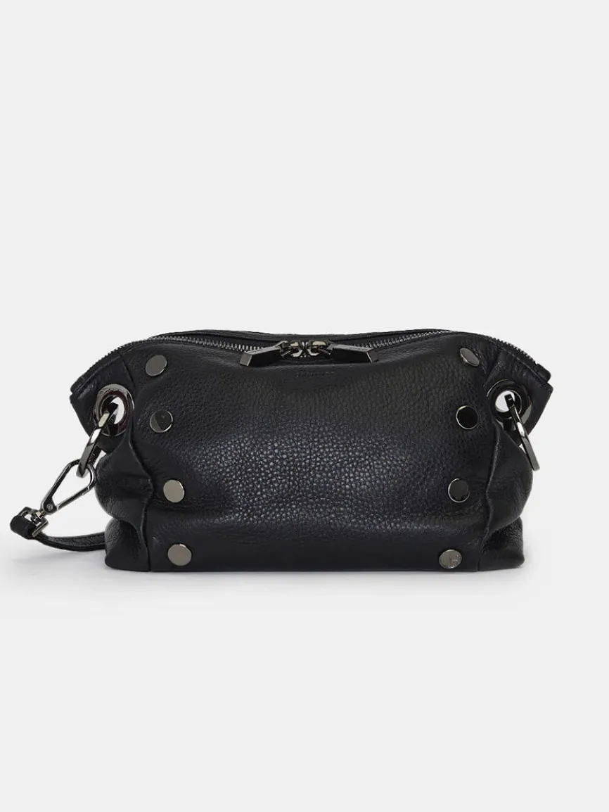 Hammitt Los Angeles Daniel Crossbody Clutch Small in Black/Gunmetal