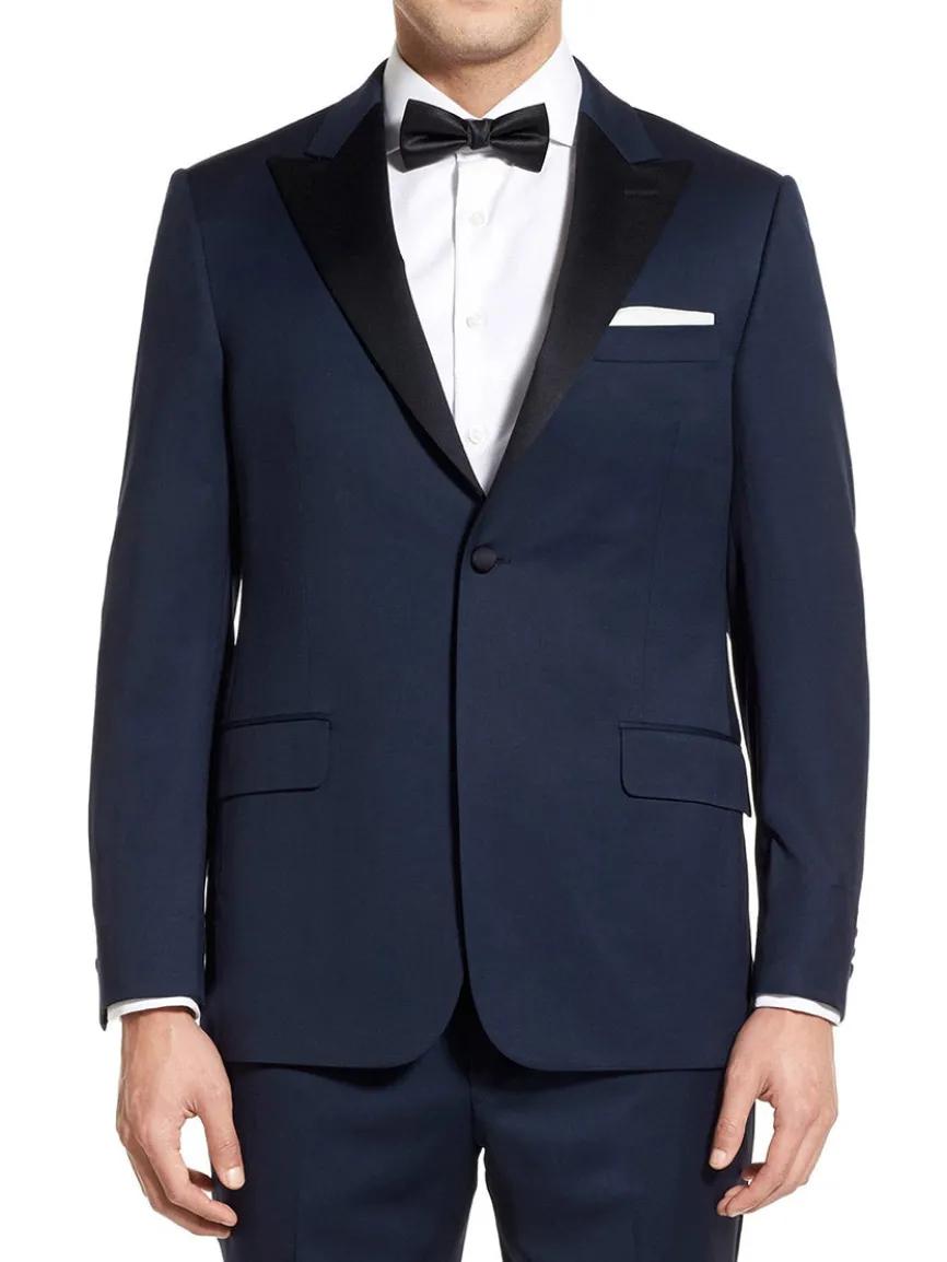 Hickey Freeman (Heritage Gold) Navy Tasmanian Wool Tuxedo