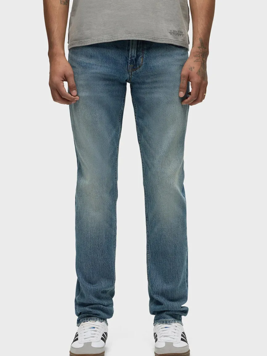 Hudson Blake Slim Straight Jeans in Blue Cove
