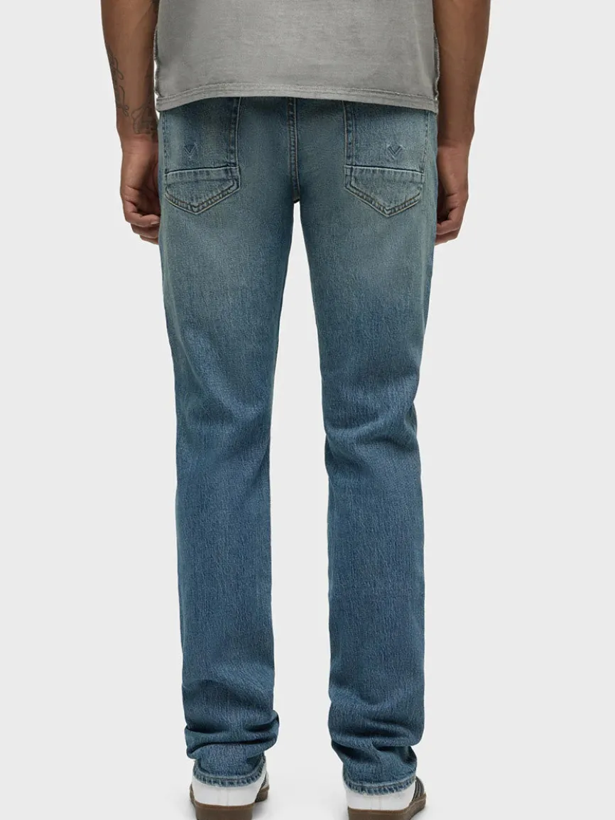 Hudson Blake Slim Straight Jeans in Blue Cove