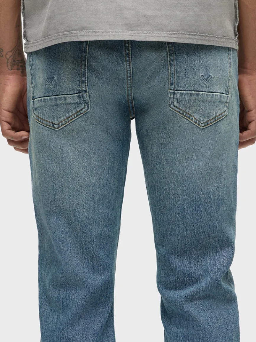 Hudson Blake Slim Straight Jeans in Blue Cove