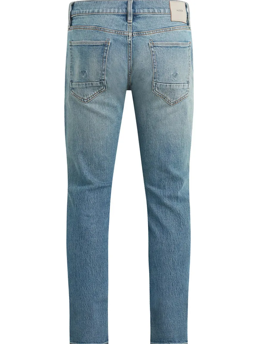 Hudson Blake Slim Straight Jeans in Blue Cove