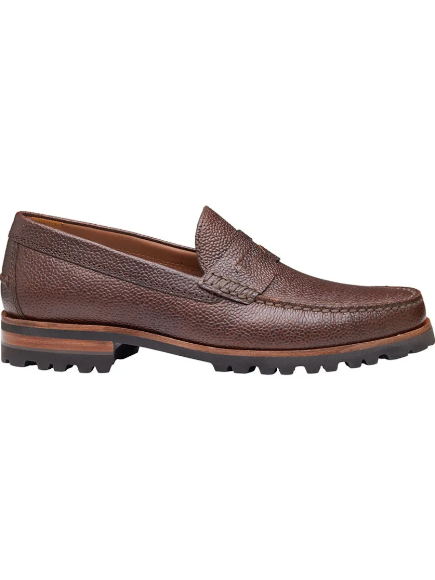 J & M Collection Baldwin Lug Penny in Mahogany Scotch Grain