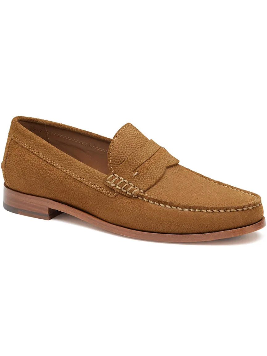 J & M Collection Baldwin Penny in Snuff English Suede