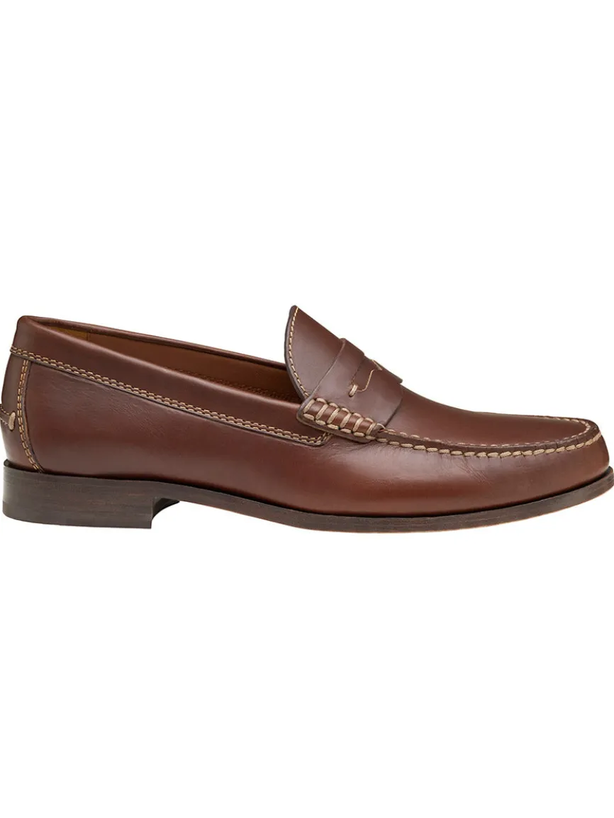 J & M Collection Baldwin Penny in Brandy American Full Grain