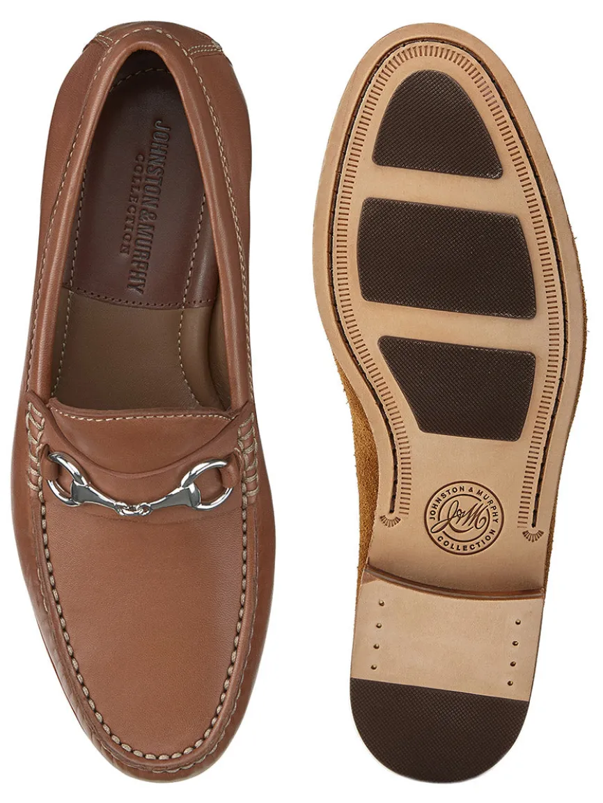 J & M Collection Baldwin Bit in Cognac Sheepskin