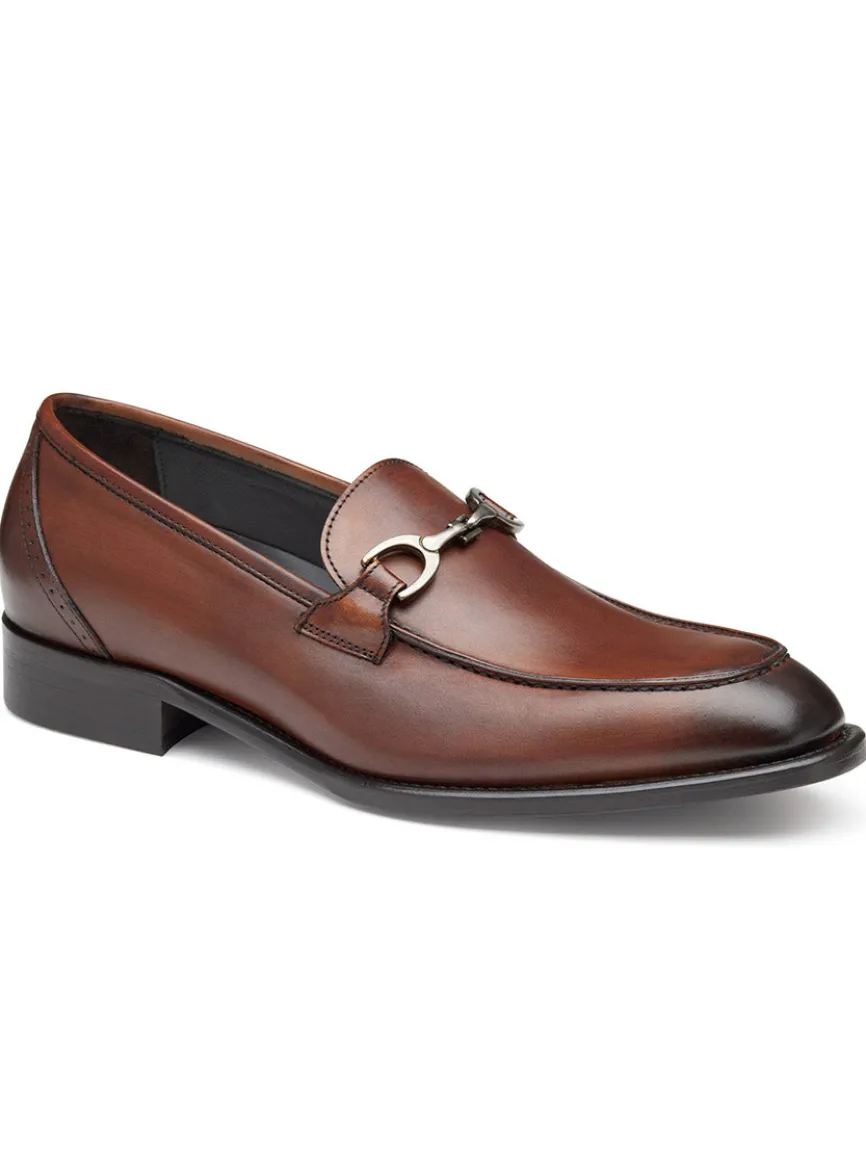 J & M Collection Ellsworth Bit in Brown Italian Calfskin