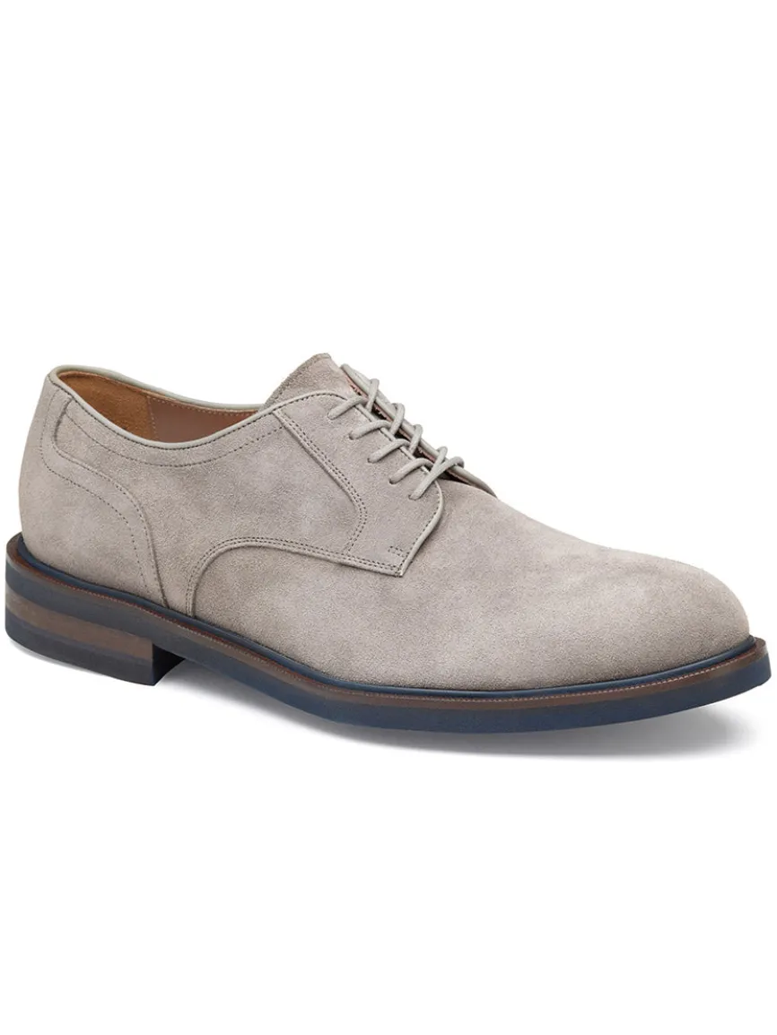 J & M Collection Hartley Plain Toe in Grey Italian Suede