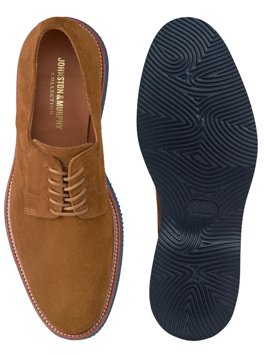 J & M Collection Jenson Plain Toe in Snuff European Suede