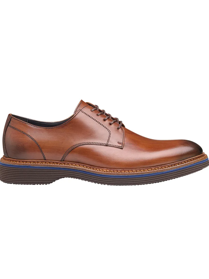 J & M Collection Jenson Plain Toe in Brown Italian Calfskin
