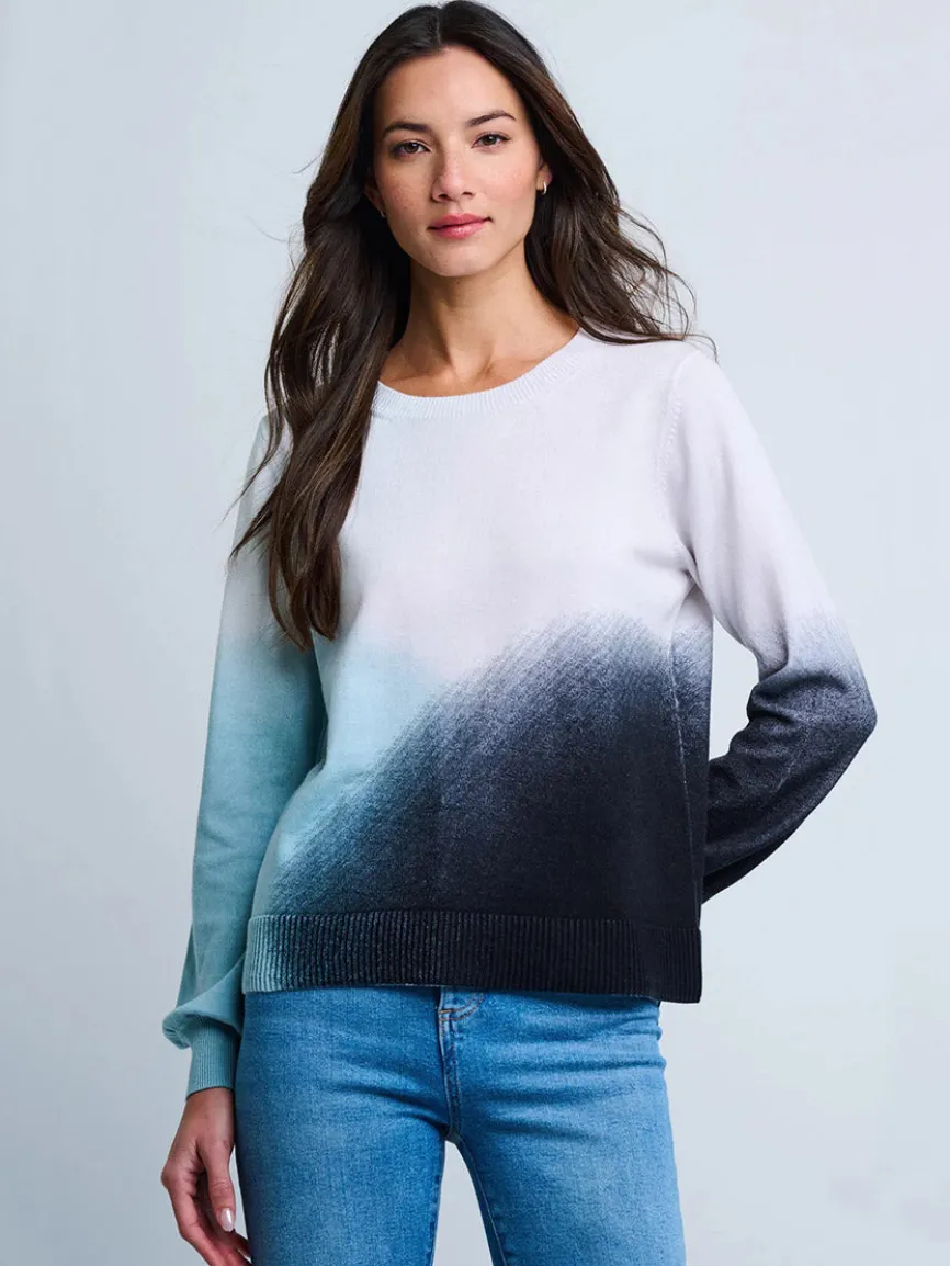 Lisa Todd Color Haze Sweater in Blue Combo