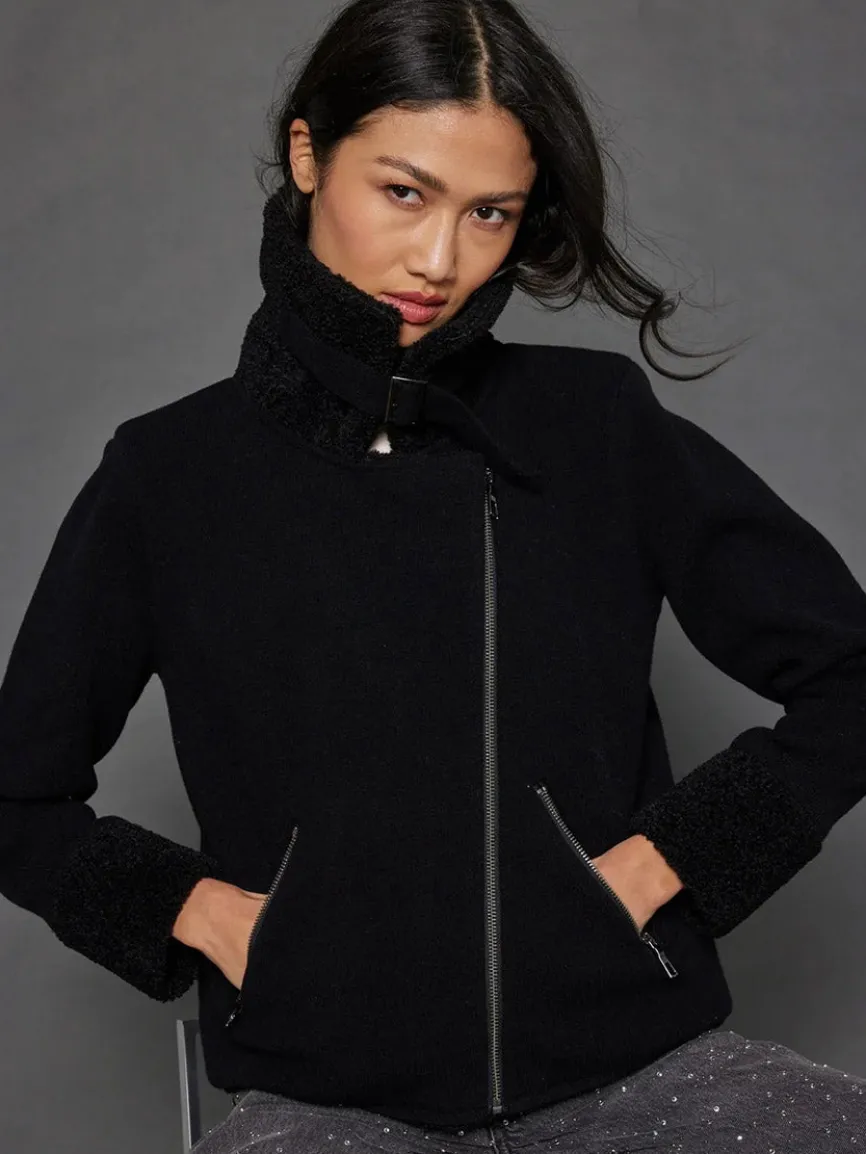 Lisa Todd No Limits Moto Jacket in Black