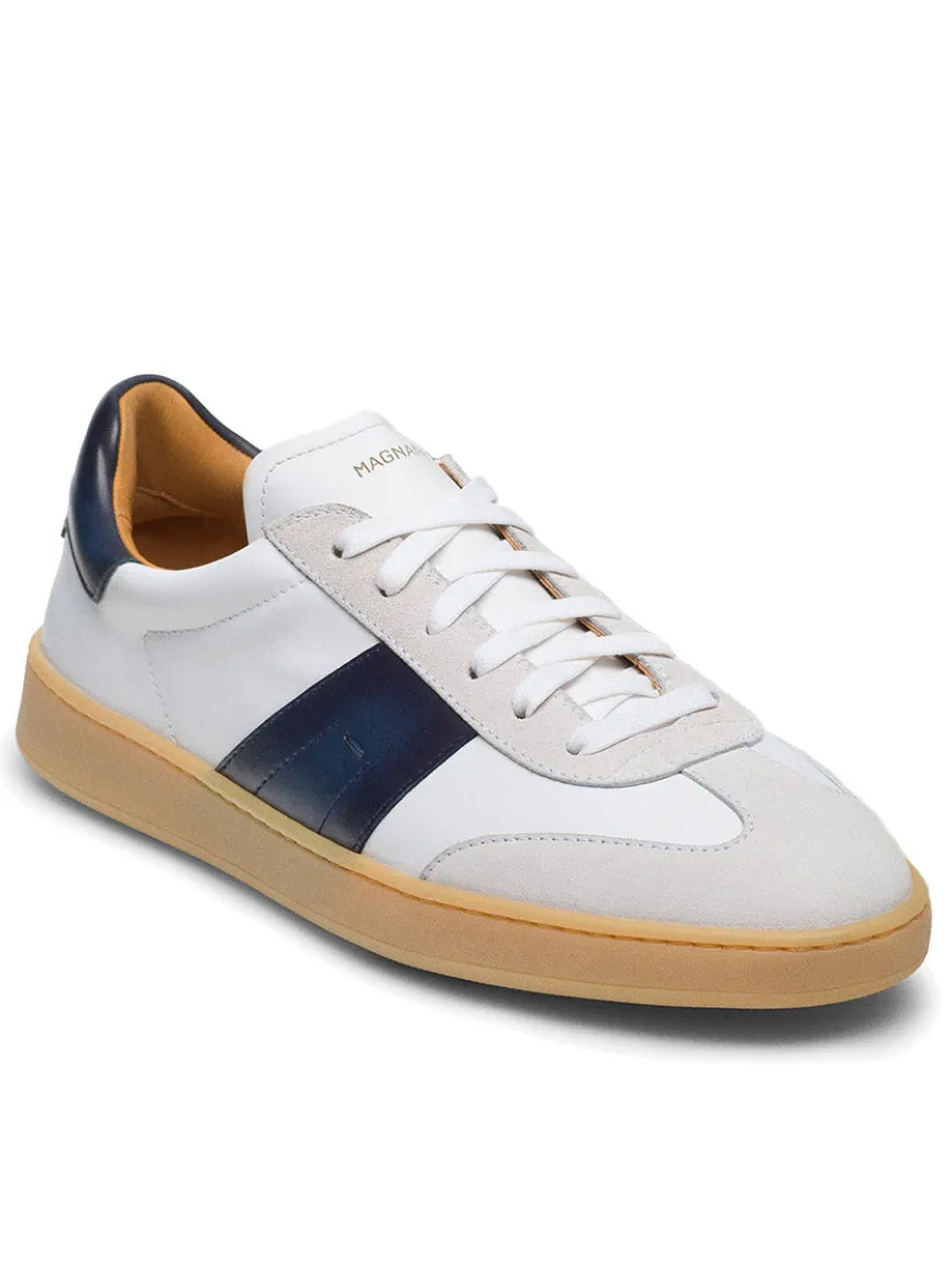 Magnanni Primera in White/Navy