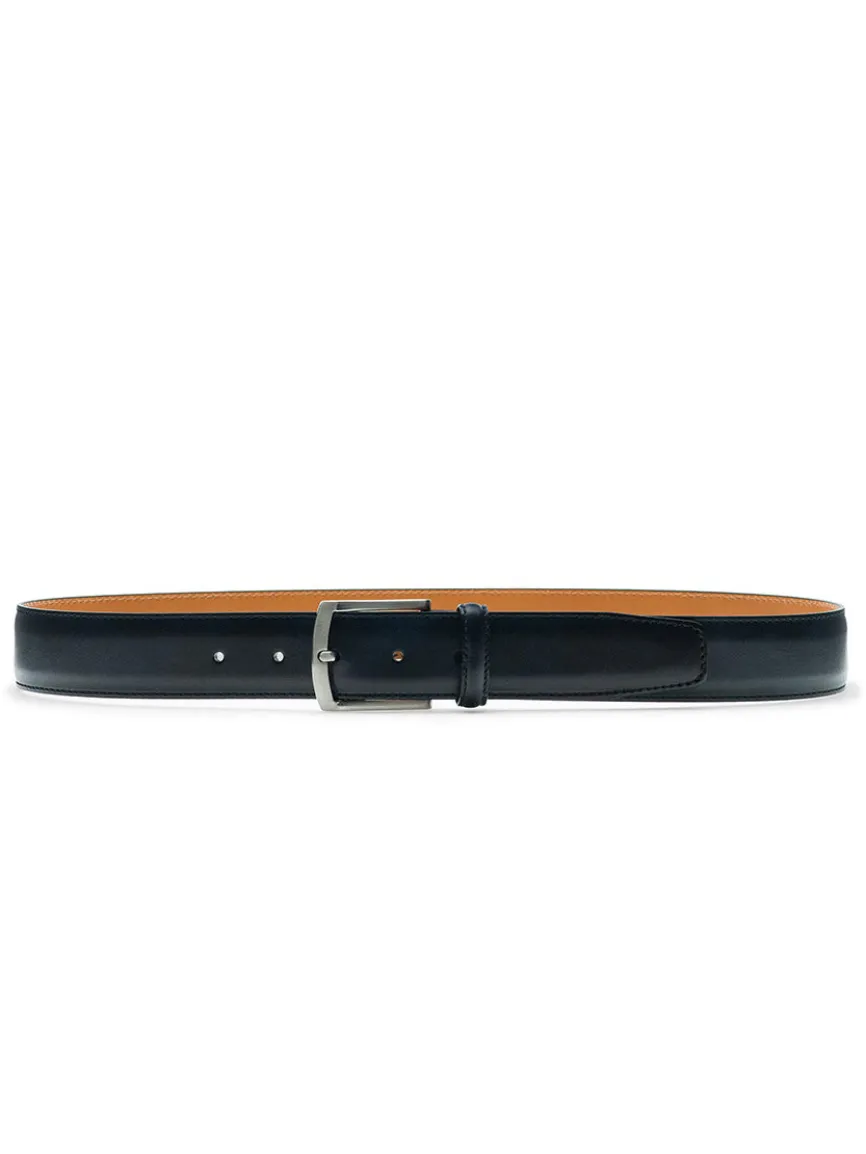 Magnanni Tanner Belt in Navy
