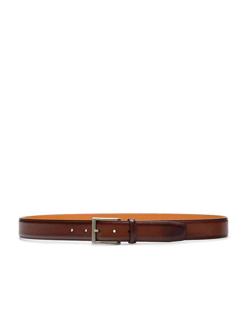 Magnanni Viento Belt in Cognac
