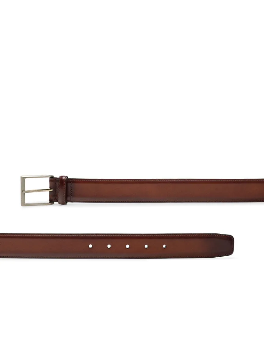 Magnanni Viento Belt in Cognac