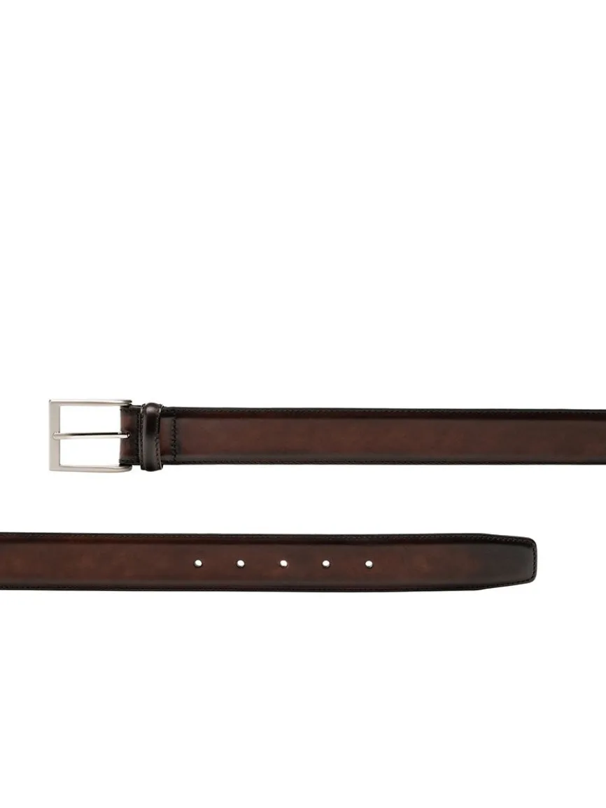 Magnanni Viento Belt in Midbrown