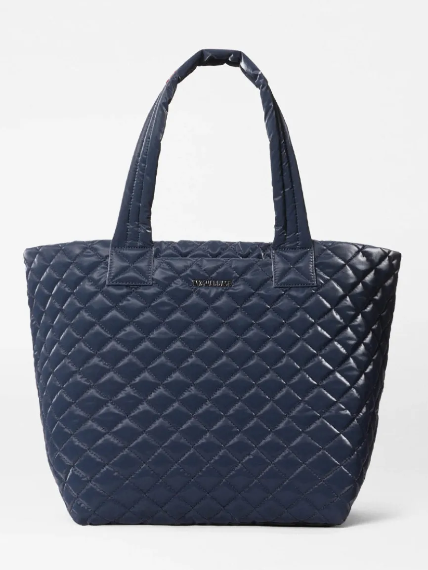 MZ Wallace Medium Metro Tote Deluxe in Ink Liquid Oxford